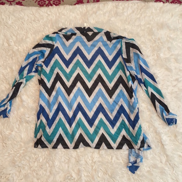 Lightweight zigzag cardigan - Picture 5 of 6